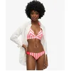 Image de Superdry Femme Rayé Triangle Haut De Bikini, Rose & Blanc, Taille: 40