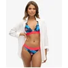 Image de Superdry Femme Haut de Bikini Triangle à Logo Bleu Marine Taille: 36