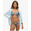 Image de Superdry Femme Bas de Bikini à Nouer sur les Côtés Bleu Taille: 42