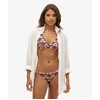 Image de Superdry Femme Haut de Bikini Triangle Avec dos Croisé Orange Taille: 36