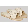 Image de Superdry Femme Logo Brodé Mules Type Espadrilles À Brides Croisées, Beige & Crème, Pointure: 37