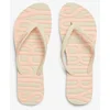 Image de Superdry Femme Logo En Relief Vintage Véganes Tongs, Blanc & Corail, Pointure: 7-8