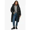 Image de Superdry - Longline Hooded Puffer Jacket - Doudoune femme Black - S