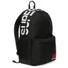 Image de Superdry Femme Sac à Dos Logo Windyachter Montana, Noir