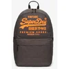 Image de Superdry Femme Logo Sac à Dos Heritage Montana, Gris Foncé & Orange