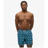 Image de Superdry Homme Short de Bain Imprimé Tile Longueur 43 cm Bleu Taille: S