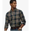 Image de Superdry Homme Chemise Lumberjack en Coton à Manches Longues Navy Taille: Xxl