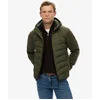 Image de Superdry Homme Veste Hybride en Maille à Capuche Storm Khaki Taille: Xxl