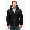 Image de Superdry - Colourblock Hooded Puffer Jkt - Doudoune homme Black / Ebony - XXL