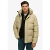 Image de Superdry - Hooded Mid Length Sports Puffer - Doudoune homme Winter Twig Beige - L