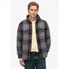 Image de Superdry - Merchant Heavy Checked Shirt - Chemise homme Homestead Ombre Navy - M