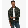 Image de Superdry Homme Chemise Lumberjack en Coton à Manches Longues Green Taille: XL