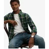 Image de Superdry Homme Chemise Lumberjack en Coton à Manches Longues Green Taille: M
