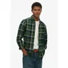 Image de Superdry - L/S Cotton Lumberjack Shirt - Chemise homme PEYTON CHECK Navy - L