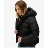 Image de Superdry Femme Doudoune Noire à Capuche Black Taille: 44