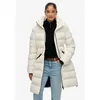 Image de Superdry - City Mid Padded Jacket - Doudoune femme Off White - S