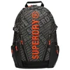 Image de Superdry Homme Imprimé Tarp Sac À Dos, Noir & Orange