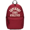 Image de Superdry Femme Impression De Logo Athletic Montana Sac À Dos, Bourgogne & Crème