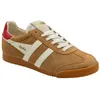 Image de Gola - Elan - Chaussures lifestyle femme Caramel / Off White / Deep Red - 41