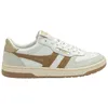 Image de Gola - Hawk - Chaussures lifestyle femme White / Light Caramel / Gold - 41