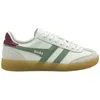 Image de Gola - Viper Leather - Chaussures lifestyle femme White / Green Mist / Cerise / Gum - 40