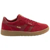 Image de Gola - Hawk Suede '86 - Chaussures lifestyle femme Red / Gum - 40