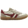 Image de Gola - Hawk '83 - Chaussures lifestyle femme Off White / Bone / Deep Red / Gum - 36
