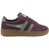 Image de Gola - Grandslam Suede - Chaussures lifestyle femme Windsor Wine / Green Mist / Gum - 36