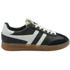 Image de Gola - Cyclone Leather - Chaussures lifestyle femme Black / White / Gum - 39