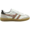 Image de Gola - Viper Leather - Chaussures lifestyle femme White / Cameo / Dark Brown / Gum - 37