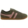 Image de Gola - Bullet Suede - Chaussures lifestyle femme Khaki / Coral Pink / Dark Brown - 41