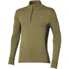Image de Haut d'entraînement demi-zip Mizuno Active Warmalite Vert L J2GCD50538