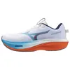 Image de Mizuno - Wave Rider 30 - Chaussures running homme White / Blue Jewel / Orange.com - 41