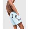 Image de Fred Perry Short de bain Side Laurel Wreath - Bleu, Bleu L