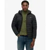 Image de Superdry - Hooded Fuji Lite Jacket - Doudoune homme Black - M