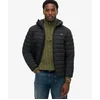 Image de Superdry Homme Veste à Capuche Fuji Lite Black Taille: Xxl