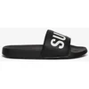 Image de Superdry Femme Claquettes de Piscine Coupe Classique Black Taille: 5-6