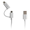 Image de Hahnel câble usb de charge et de synchronisation 2 en 1 ports micro usb et apple lightning