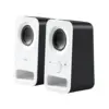 Image de Logitech Haut-parleurs stéréo compacts Z150 avec prise casque en Blanc