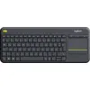 Image de Logitech Clavier avec pavé tactile K400 Plus pour PC à connexion TV en Noir