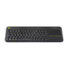 Image de Logitech Clavier avec pavé tactile K400 Plus pour PC à connexion TV en Noir