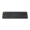 Image de Logitech Clavier avec pavé tactile K400 Plus pour PC à connexion TV en Noir