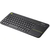 Image de Logitech K400 Plus Clavier Sans Fil Touch TV | Contrôle Média et Pavé Tactile, Clavier US International QWERTY - Noir en occasion ou reconditionné