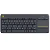 Image de Clavier tactile sans fil K400 Plus - Clavier - sans fil - 2.4 GHz - QWERTY - International US - noir