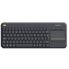 Image de Clavier tactile sans fil K400 Plus - Clavier - avec pavé tactile - sans fil - 2.4 GHz - QWERTZ - Hongrois - noir