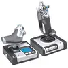 Image de Logitech G Saitek X52 Flight System avec Contrôleur de poussée | Joystick de Simulation pour la simulation spatiale, écran LCD, Boutons éclairés, 2x port USB, PC - Noir/Gris en occasion ou reconditionné