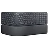 Image de Logitech Ergo K860 Funk-Tastatur Allemand, QWERTZ Noir Ergonomisch, Handballenauflage en occasion ou reconditionné