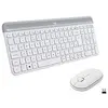 Image de Logitech MK470 Slim Kit Tastiera e Mouse Wireless | Layout Moderno e Compatto, Silenzioso, Ricevitore USB 2,4 GHz, Plug n' Play, Windows, Italiano QWERTY - Bianco en occasion ou reconditionné