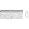 Image de Slim Wireless Combo MK470 - Ensemble clavier et souris - sans fil - 2.4 GHz - Espagnol - blanc cassé
