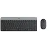 Image de Slim Wireless Combo MK470 - Ensemble clavier et souris - sans fil - 2.4 GHz - Tchèque - graphite